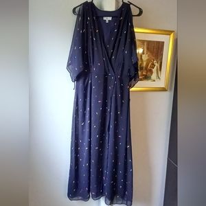 Open Sleeve Kimono Style Party Dress